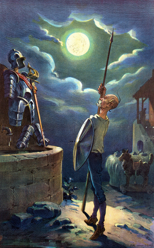 Vice President Charles W. Fairbanks as Don Quixote, 1905