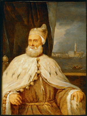 Portrait of Doge Francesco Donato (painting on canvas)