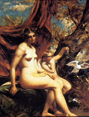 Venus and Cupid, William Etty, Painting, 19th Century