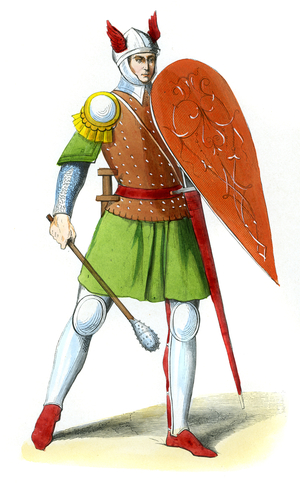 Italian Infantryman in 14th century