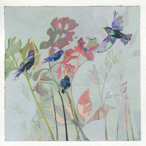 One of some, 2020 (gouache on paper)