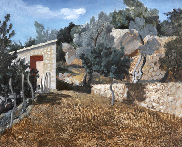 'Fertile Hill' (oil on board)