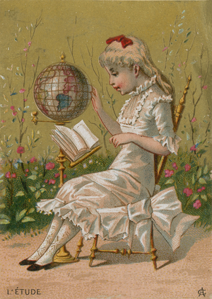 Study (chromolitho)