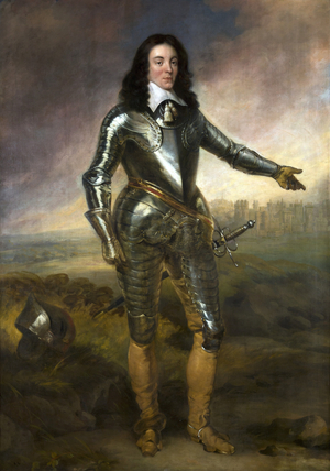 Portrait of 'Captain Poole' in Armour, before 1671 (oil on canvas)