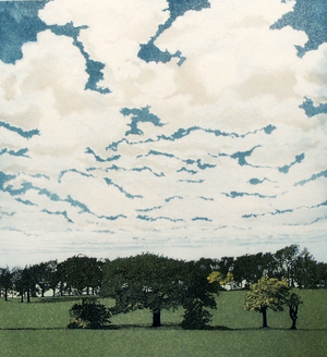 White Sky, 1977 (etching and aquatint)