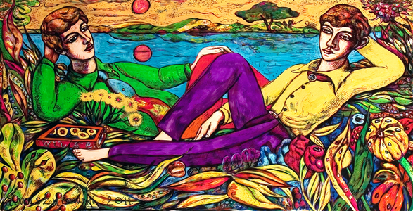 Wild Boys, 2011 (gouache on paper)
