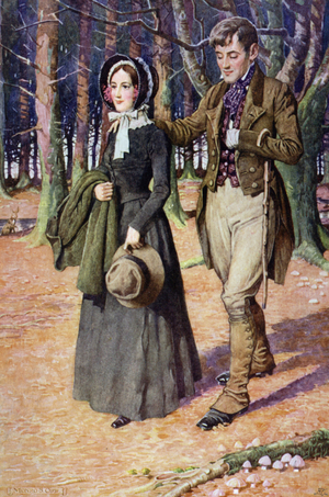 Illustration for Jane Eyre (colour litho)