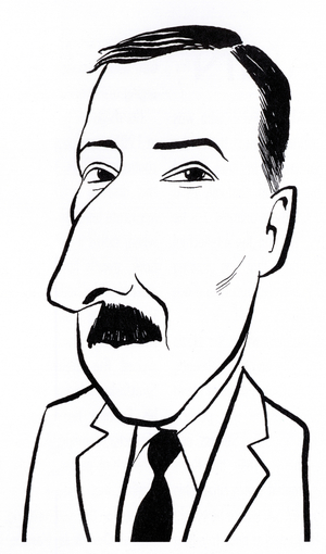 Stefan Zweig, caricature