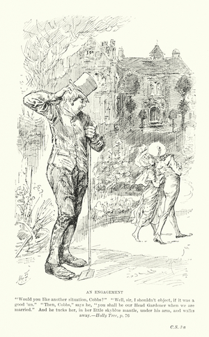 Christmas Stories by Charles Dickens: Holly Tree (litho)