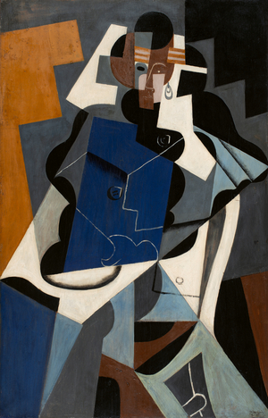 Seated Woman, 1917 (oil on panel)