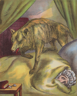 Little Red Riding Hood (chromolitho)