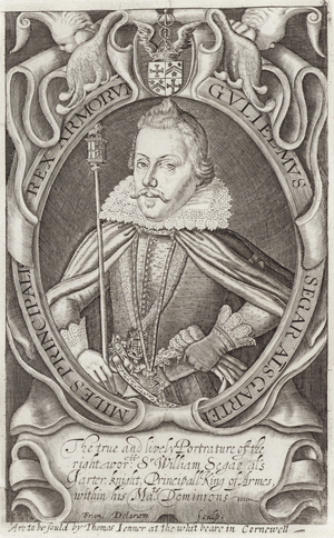 Portrait of Sir William Segar (engraving)