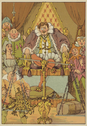 A decision (coloured engraving)