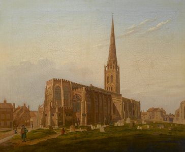 St. Michael's Church, Coventry, c.1824 (oil on canvas)