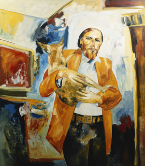 Antipodean Self-Portrait, 1985 (oil on canvas)