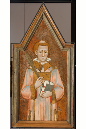 Saint Lawrence, c.1325-35 (tempera on board)