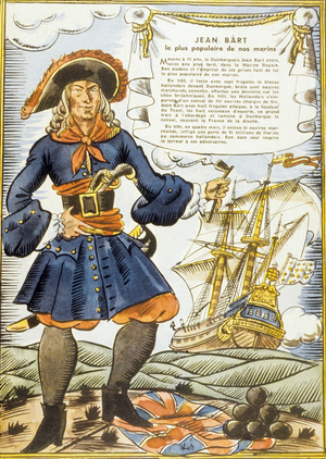 Jean Bart (1650-1702) French privateer, naval officer