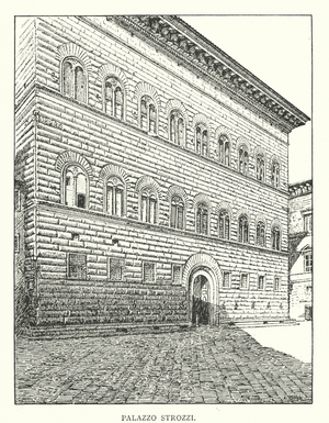 Palazzo Strozzi (litho)