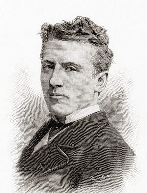 Wilson Barrett, born William Henry Barrett, from The Strand Magazine, Vol I January to June, 1891