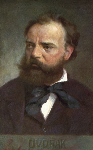 Antonin Dvorak (colour litho)