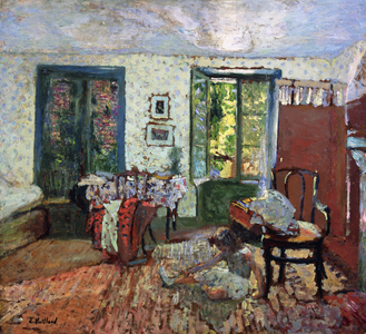 Annette in an Interior; Annette dans un Interieur, c.1903 (oil distemper on board laid on panel)