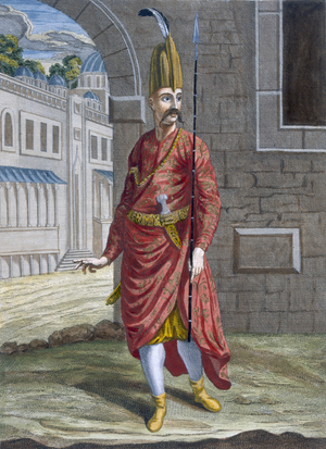Peik, c.1708 (coloured engraving)