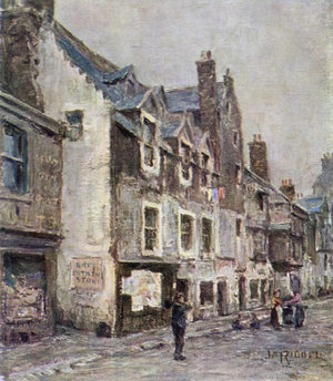 The Cowgate (colour litho)