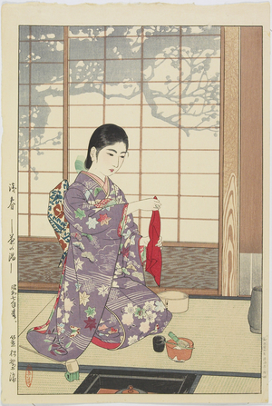 Tea Ceremony in Early Spring, 1932
