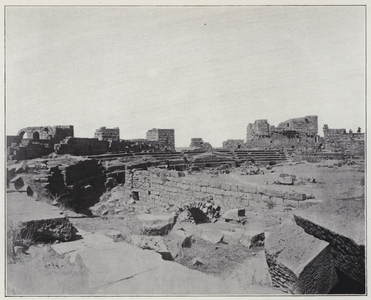Bosrah, the theatre (b/w photo)