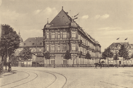 Mainz: Kurfurstliches Schloss, Museum (b/w photo)