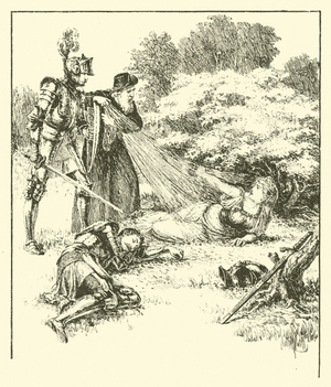 Sir Guyon, The Bower Of Bliss (engraving)