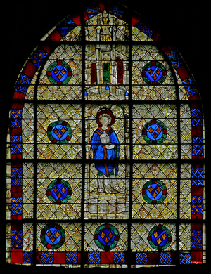 The St Piat window (w6) (stained glass)