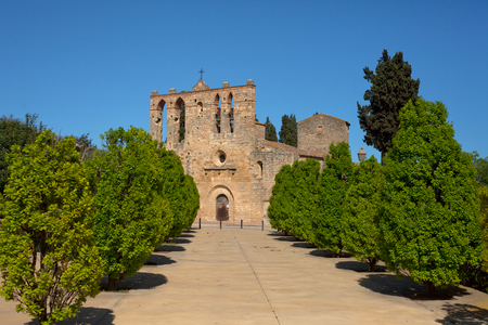 The church. The square. The West façade. Romanesque.