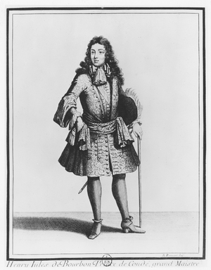 Henri-Jules de Bourbon, Prince of Condé (engraving)