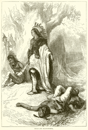 Uncas and Miantonomoh (engraving)