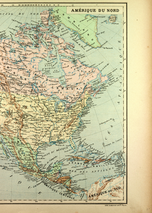 Map of North America