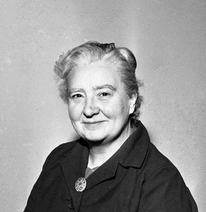 Oslo, 19630130 Psychologist Åse Gruda Skard was the first in the country to take a master's degree in psychology ..., 1963 (photo)