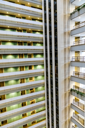 Japan, Honshu, Tokyo, Toyosu, Shinonome, W.Comfort Towers East Apartment Block, Interior View (photo)