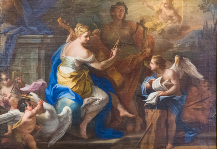Music and poetry, 1707-13 circa, (painting)