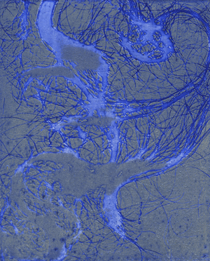 The Entangled Self 11, 2013 (etching)