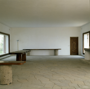 Contemporary architecture : Living room - Casa Malaparte, 1938-1940
