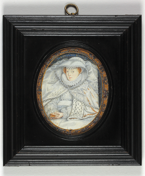 A Lady Traditionally Identified As Mary Queen Of Scots (enamel)