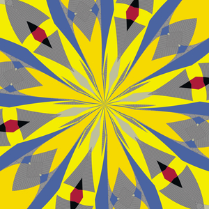 Symmetry  #14, 2019 (mixed media)