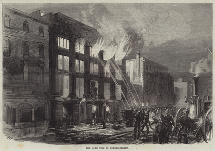 The Late Fire in Oxford-Street (engraving)