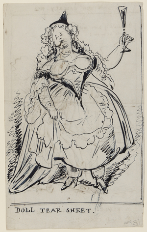 Doll Tear Sheet, c.1825 (pen & ink on paper)