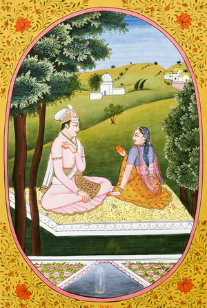 Year Calendar Picture & Painting for a Hindu Month Ash Ad, India