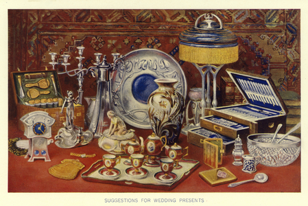 Suggestions for Wedding Presents (colour litho)