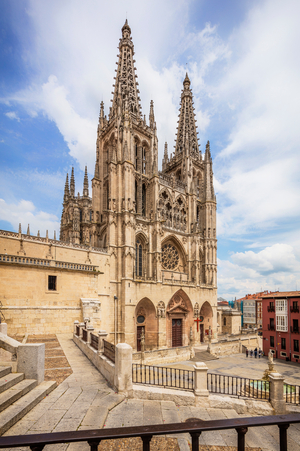 The Gothic cathedral, Burgos, Burgos Province, Castile y Leon, Spain. (photo)