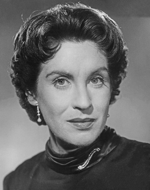 German Swiss theatre and movie actress, audio play speaker and director Maria Becker, Germany around 1959 (b/w photo)