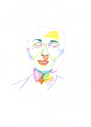 Christine 3, 2021 (color pencil)
